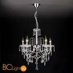 Люстра Eurosvet 3908 3908/5 хром/прозрачный хрусталь Strotskis - Фото 5