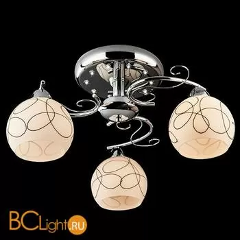 Потолочная люстра Eurosvet 70204/3 хром/белый