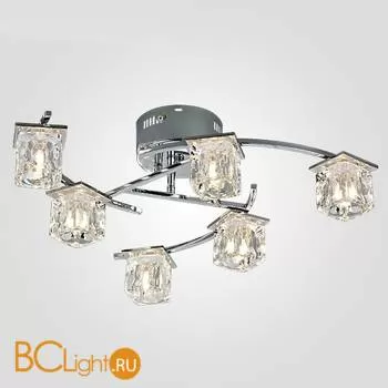 Потолочная люстра Eurosvet 80105/6 хром