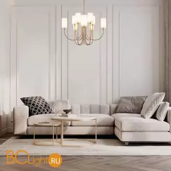 Люстра Eurosvet Abbey new 60164/10 латунь a065749 - Фото 2