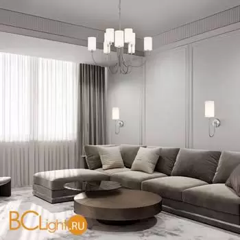 Люстра Eurosvet Abbey new 60164/10 никель a065750 - Фото 2