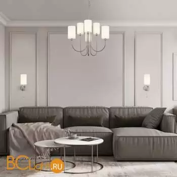 Настенный светильник Eurosvet Abbey new 60164/1 никель a065753 - Фото 2