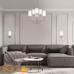 Настенный светильник Eurosvet Abbey new 60164/1 никель a065753 - Фото 2