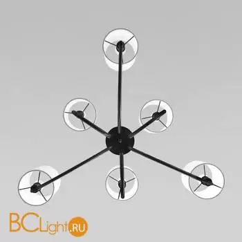 Люстра Eurosvet Abbey new 60164/6 черный a065746 - Фото 1