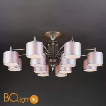 Потолочная люстра Eurosvet Adagio 60080/12 сатин-никель - Фото 0