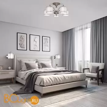 Потолочная люстра Eurosvet Adagio 60080/5 сатин-никель - Фото 2