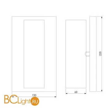 Бра Eurosvet Adamson 70142/2 хром a060668 - Фото 1