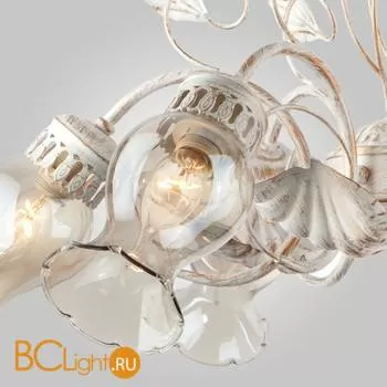 Люстра Eurosvet Афелия 60021/6 белый с золотом - Фото 1