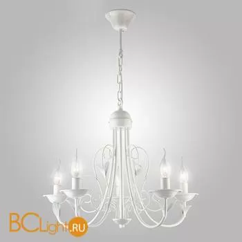 Люстра Eurosvet Afina 60050/5 глянцевый белый