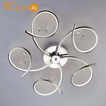 Потолочный светильник Eurosvet Agata 90089/5 хром 75W - Фото 1