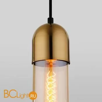 Подвесной светильник Eurosvet Airon 50180/1 янтарный - Фото 0