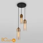 Подвесной светильник Eurosvet Airon 50180/3 янтарный - Фото 1