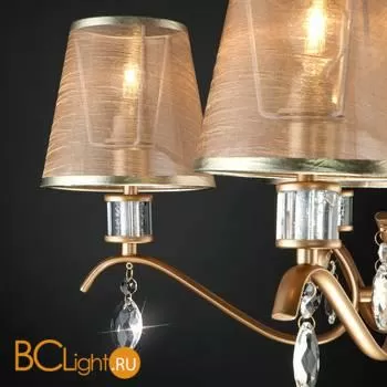 Люстра Eurosvet Alcamo 60103/5 перламутровое золото - Фото 0