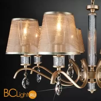 Люстра Eurosvet Alcamo 60103/8 перламутровое золото - Фото 0