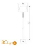 Торшер Eurosvet Alcamo 01076/1 перламутровое золото - Фото 2