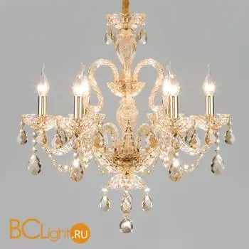 Люстра Eurosvet Alcedo 10097/6 золото/тонированный хрусталь Strotskis