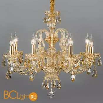 Люстра Eurosvet Alcedo 10097/8 золото/тонированный хрусталь Strotskis