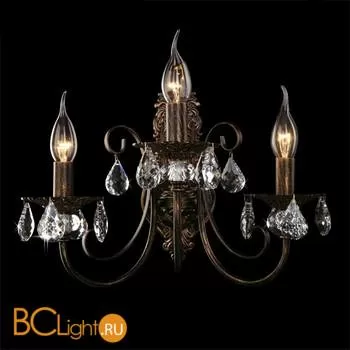 Бра Eurosvet Alda 3305/3 черный с золотом