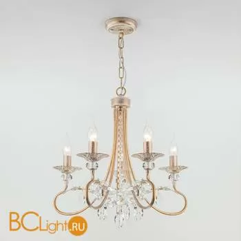 Люстра Eurosvet Alexandria 60057/5 белый с золотом - Фото 1