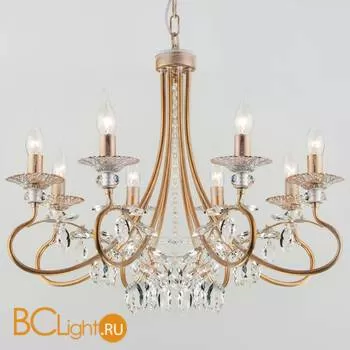 Люстра Eurosvet Alexandria 60057/8 белый с золотом
