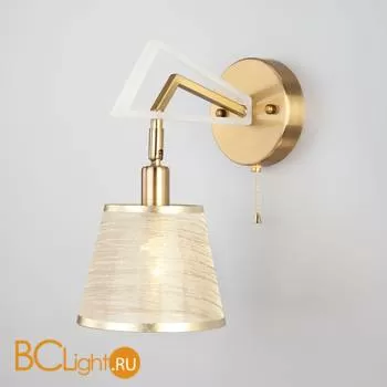 Бра Eurosvet Alicante 60082/1 золотая бронза