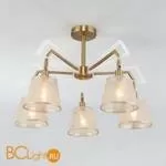 Потолочная люстра Eurosvet Alicante 60082/5 золотая бронза