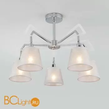 Подвесная люстра на штанге Eurosvet Alicante 60082/5 хром