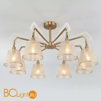 Потолочная люстра Eurosvet Alicante 60082/8 золотая бронза