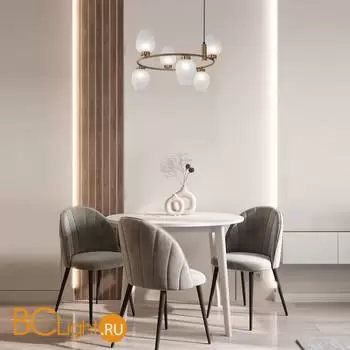 Подвесной светильник Eurosvet Alva new 30183/6 латунь a064683 - Фото 2