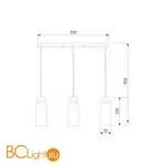 Подвесной светильник Eurosvet Amado 50115/3 черный - Фото 1