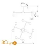 Люстра Eurosvet Amado 70115/8 белый a061529 - Фото 2