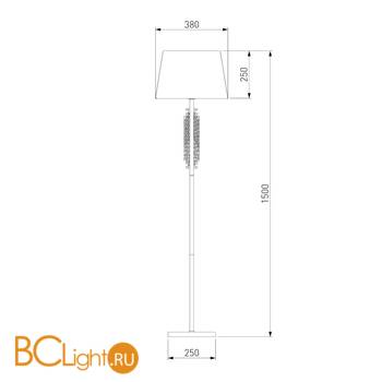 Торшер Eurosvet Amalfi 01064/1 хром - Схема