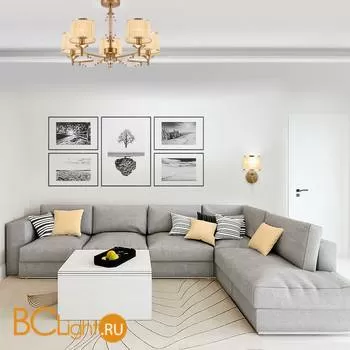 Потолочная люстра Eurosvet Amalfi 60081/5 золотая бронза - Фото 1