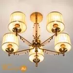 Потолочная люстра Eurosvet Amalfi 60081/5 золотая бронза - Фото 0