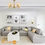 Потолочная люстра Eurosvet Amalfi 60081/5 золотая бронза - Фото 1