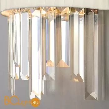 Настенный светильник Eurosvet Amantea 10106/2 хром/прозрачный хрусталь Strotskis - Фото 2