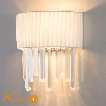 Настенный светильник Eurosvet Amantea 10106/2 хром/прозрачный хрусталь Strotskis - Фото 0