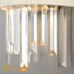 Настенный светильник Eurosvet Amantea 10106/2 хром/прозрачный хрусталь Strotskis - Фото 2