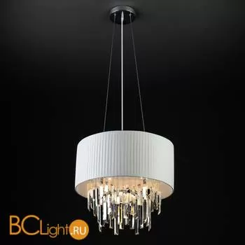 Подвесной светильник Eurosvet Amantea 10106/6 хром/прозрачный хрусталь Strotskis - Фото 2