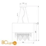 Люстра Eurosvet Amantea 10122/6 хром - Фото 3