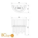 Настенный светильник Eurosvet Amantea 10122/2 хром - Фото 2