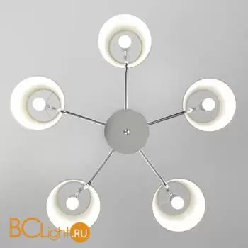 Подвесной светильник Eurosvet Amaretto new 60155/5 хром a065002 - Фото 2