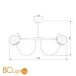 Люстра Eurosvet Amato 70110/8 черный - Фото 1