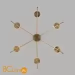 Потолочный светильник Eurosvet Anders new 60142/6 латунь a061930 - Фото 1