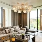 Люстра Eurosvet April 10117/8 золото/прозрачный хрусталь Strotskis