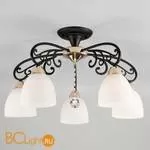 Потолочная люстра Eurosvet Arabella 70087/5 черный/золото