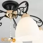 Потолочная люстра Eurosvet Arabella 70087/5 черный/золото - Фото 1