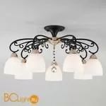 Потолочная люстра Eurosvet Arabella 70087/7 черный/золото