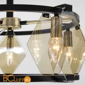 Люстра Eurosvet Aragon 60116/5 черный a049425 - Фото 1