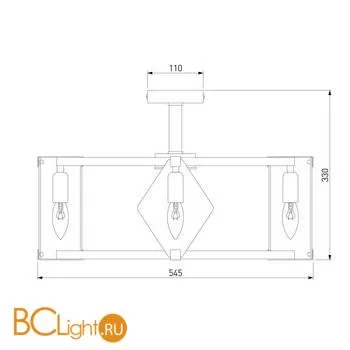 Люстра Eurosvet Aragon 60126/5 черный - Фото 3